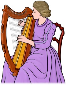 Irish harp / celtic harp