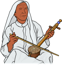 Egyptian-rababa player