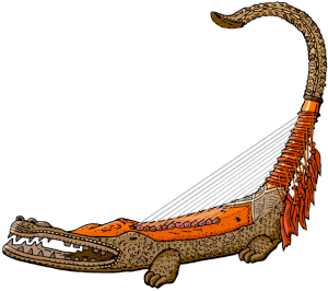 crocodile harp