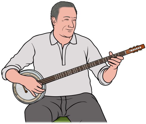 Turkish Musical Instrument : cumbus saz