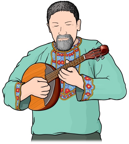 Russian Musical instrument:domra
