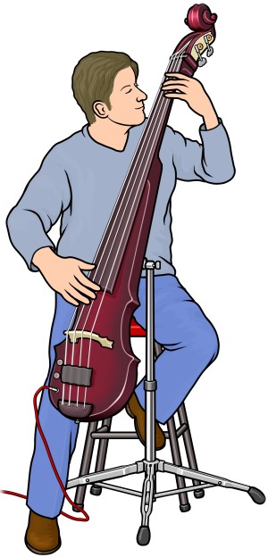 electric upright bass