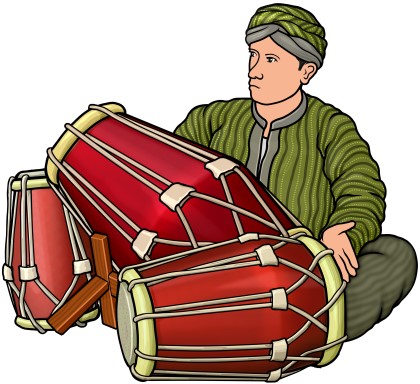 Southeast Asian drum : kendang