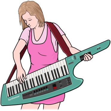 keytar player