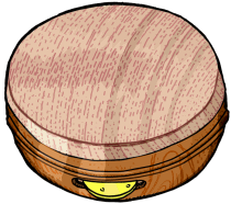 khanjira / kanjira : Indian frame drum