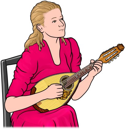 classical mandolin player