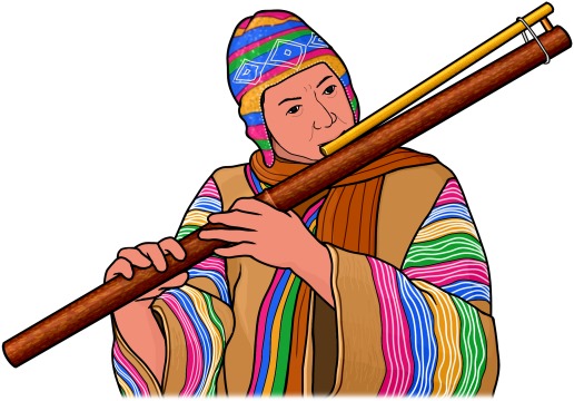Andean wind instrument / moceno(moxeno)