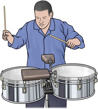 timbales player