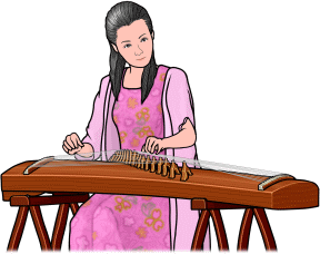 guzheng player