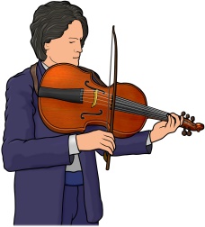 violoncello da spalla player