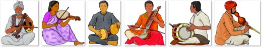Pictures of the person who is playing the instrument