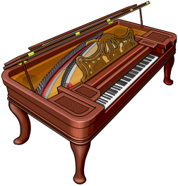 keyboard instrument : square piano