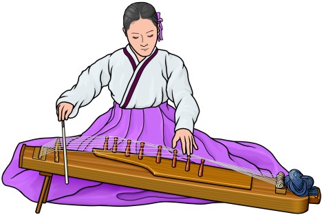 Korean bowed string instrument : ajaeng