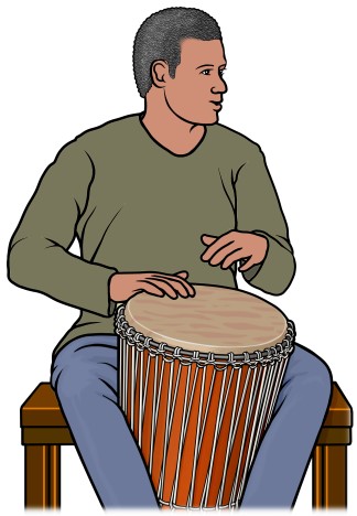 African drum:ashiko