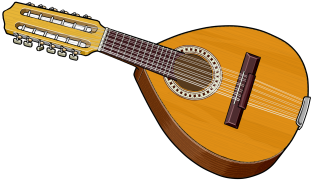 Spanish musical instruments : bandurria