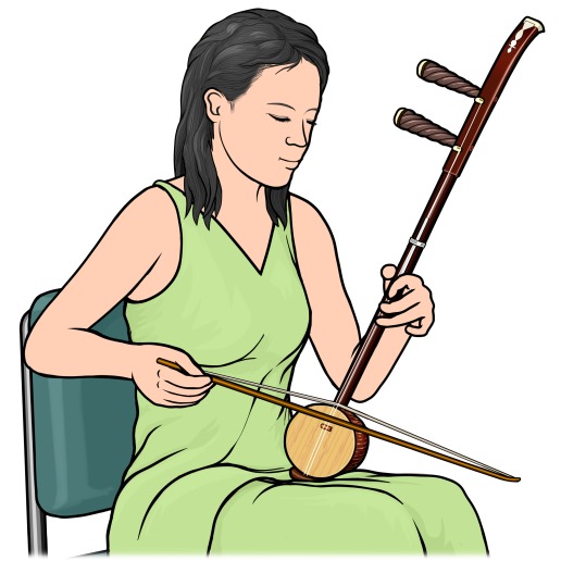 playing banhu