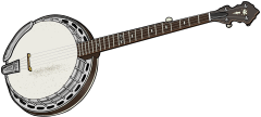 5-string bluegrass banjo