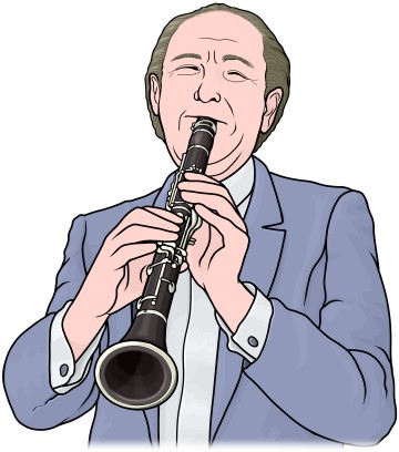 clarinet player(soprano clarinet)