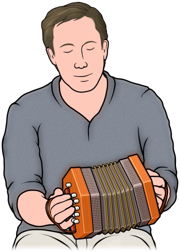 concertina player