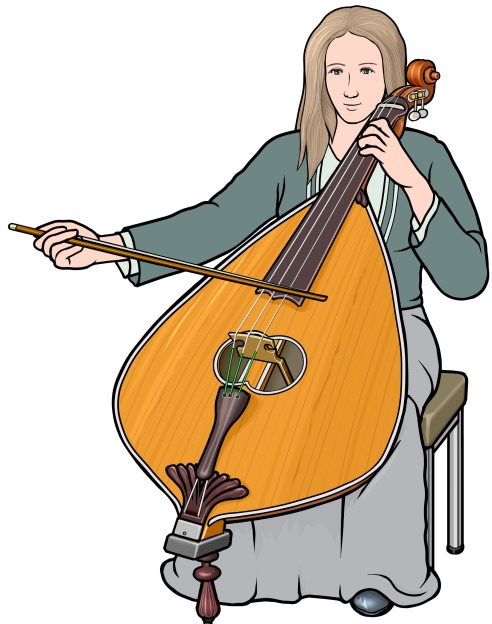 giant cretan lyra : bowed string instruments