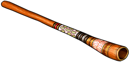 Native Australian (Aborigine) : didgeridoo