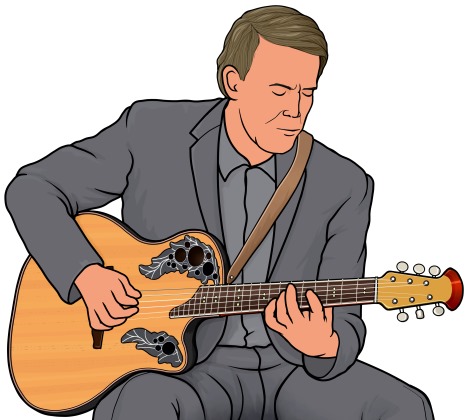 Ovation guitar : Glen Campbell