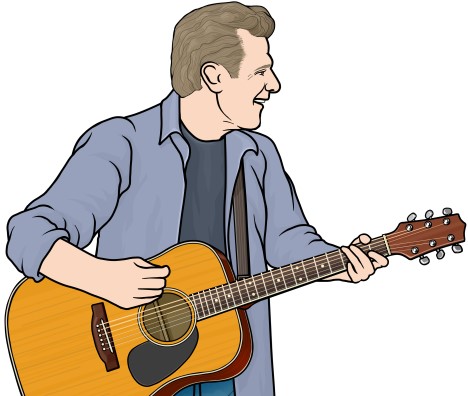 guitar : Glenn Frey