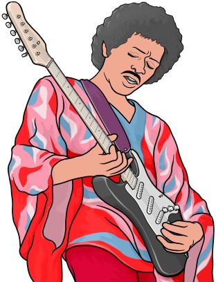 electricguitar : Jimi Hendrix