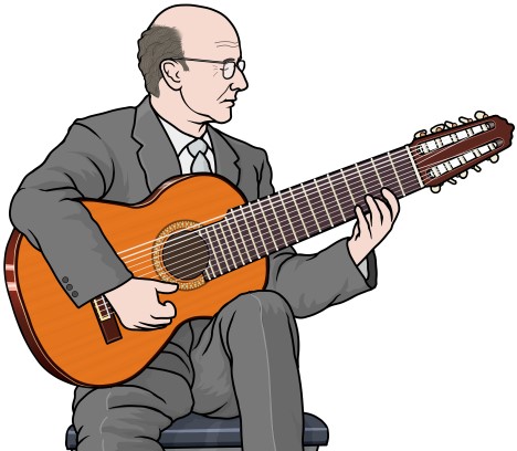 10-string guitar : Narciso Yepes