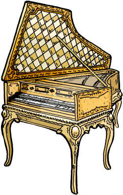 keyboard instrument : harpsichord