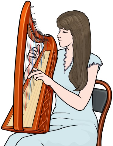 Irish harp/Celtic harp