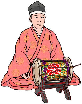 KAKKO The kakko (羯鼓or 鞨鼓?) is a Japanese double-headed drum
