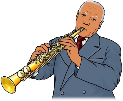 soprano saxophone(Sidney Bechet)