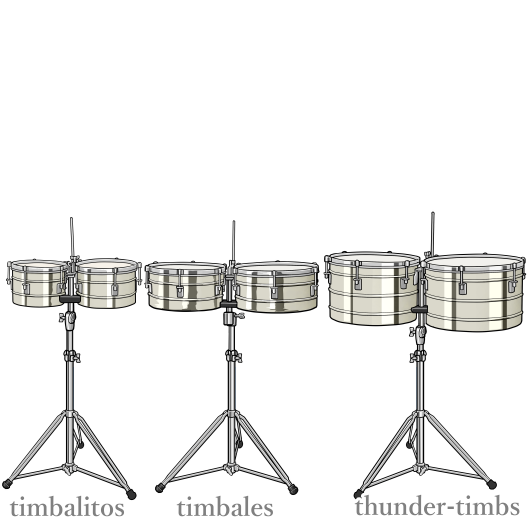 timbales timbalitos and thunder timbs