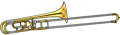 tenor trombone with F-attachment