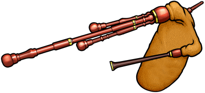 Majolica island's bagpipe / xeremia
